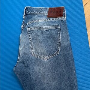 Polo by Ralph Lauren Men's Vintage Classic Distressed Denim Jeans 33x30
